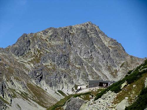 Zbojnicka Chata hut and Svistovy Stit