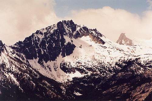 McClellan Peak from the ENE...