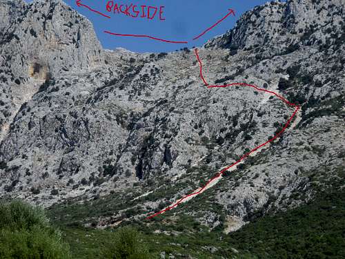 Serekas saddle route
