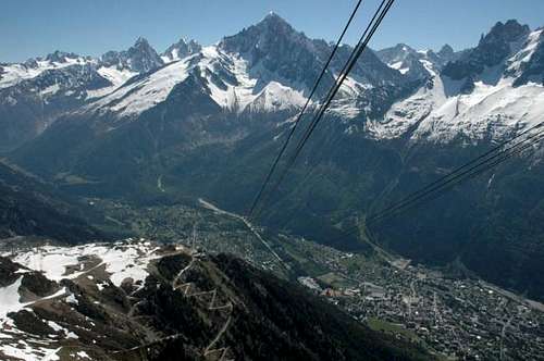 Chamonix from the Brevent...