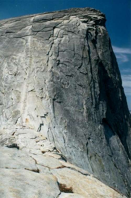 Cables on Half Dome, 9/01