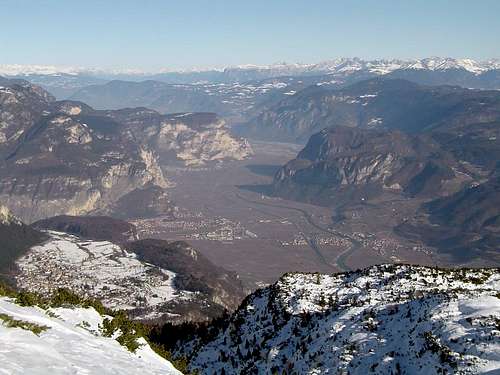 View to NE from the summit of Paganella