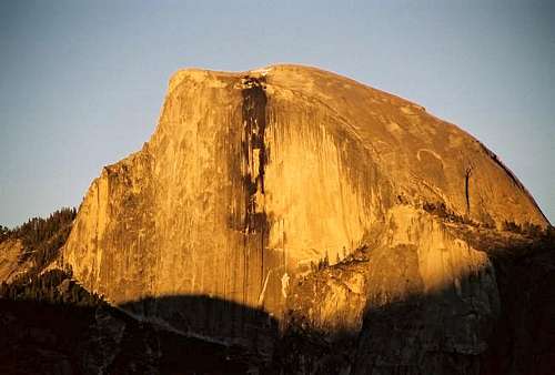 Half Dome in the evening, May...