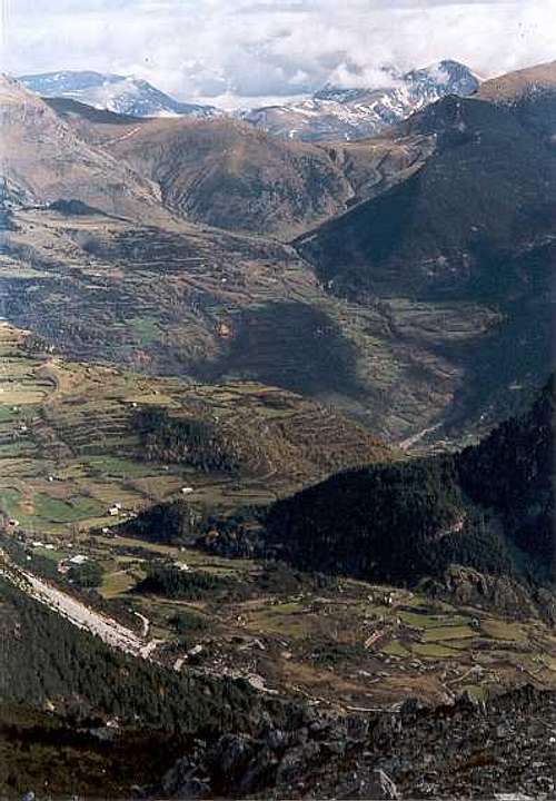 Gistaín valley from Collado de la Cruz de Guardia