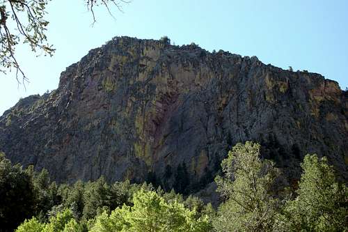 Close up of the Thumb, Sandia Mountains
