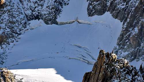 Glaciers of the Monte Bianco 