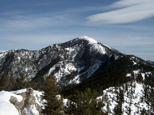 Baldy Mountain (false summit)