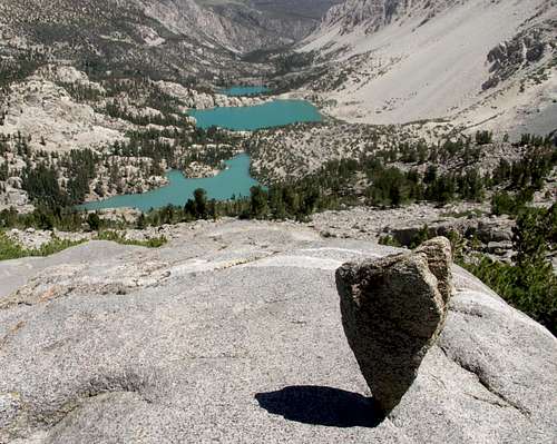 Balanced Rock above 1st-3rd Lakes