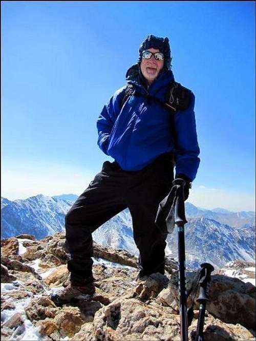 Mt. Belford - Alan Arnette on the Summit