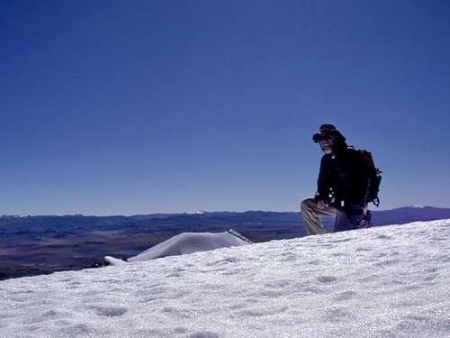 On The Summit At Last - Nevado Firura