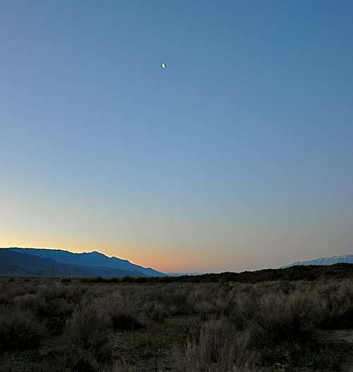 Crescent Moon at dawn