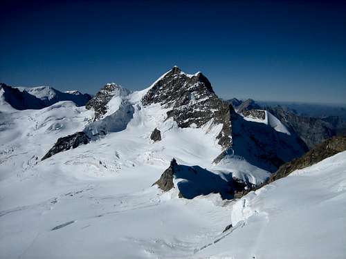 Jungfrau seen from Moench