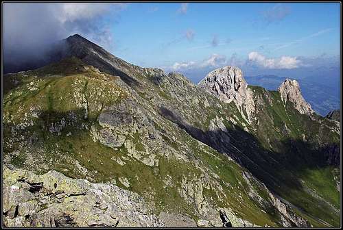 Pfannspitze / Cima Vanscuro from the E