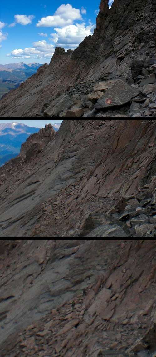 Hikers On The Ledges