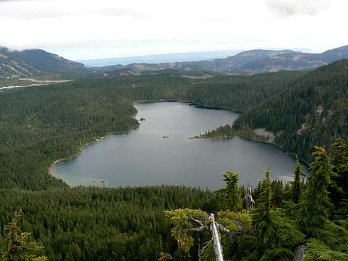 Lake Helen McKenzie from Mt Brooks