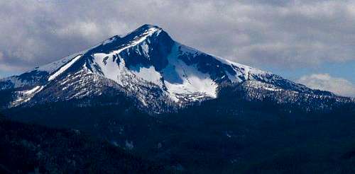 Oval Peak as seen from...