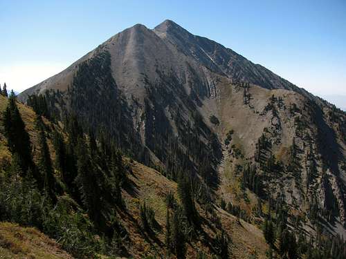 Mount Nebo northern aspect
