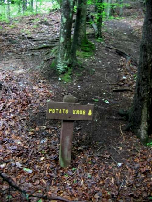 The start of the trail to the...