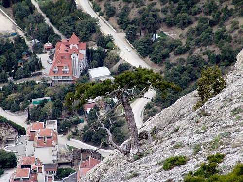 Novyi Svit from Sokol cliff 550 m_Crimea