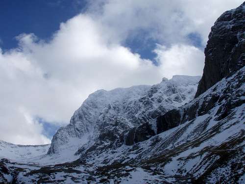 The Ben, as seen from the North Face approach. 