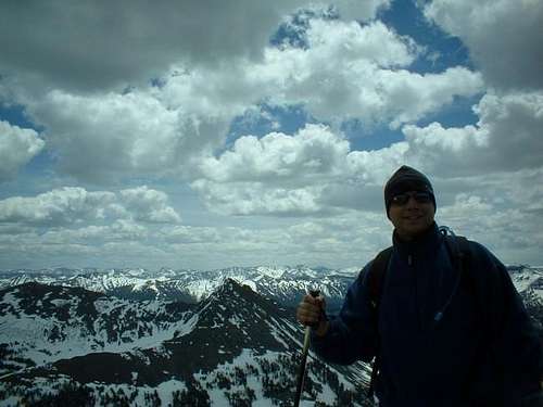 Yours truly at the summit of...