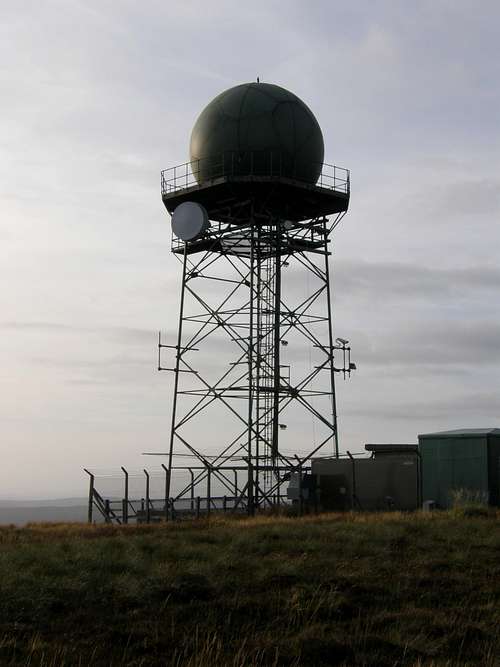 Deadwater Fell - MOD Radar tower