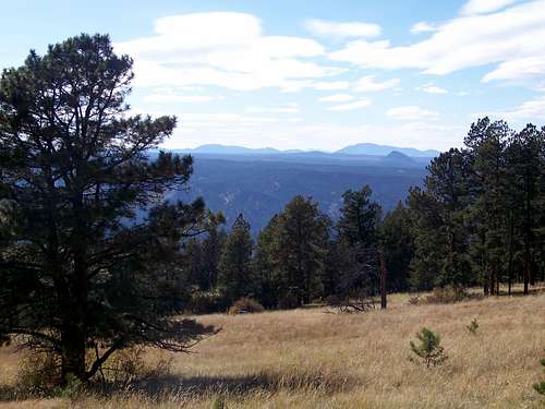 Looking to the west from Soldier Mountain