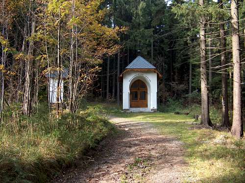 The chapel on the czech trail to Sněžník 