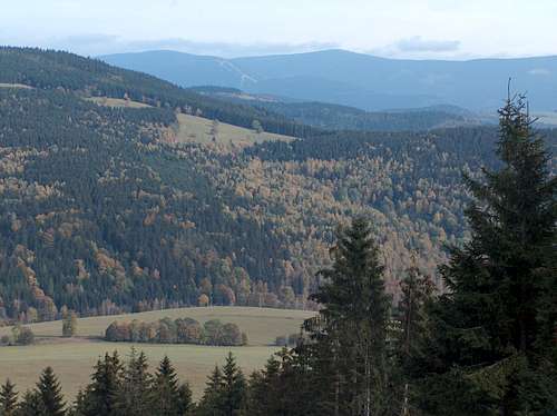 Keprník from Rychlebskie hills