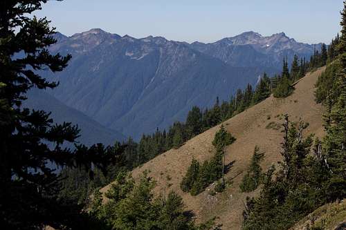 Another view of Bailey Range in north