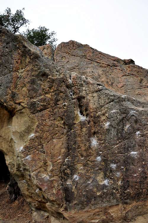 Trojan Boulder, left side