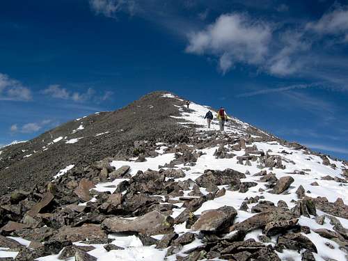 Final Section of San Luis Peak's South Ridge