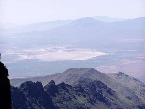 Steens Mountains of Eastern Oregon looking into the Alvord Desert