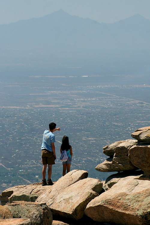 Curtis and Paige on Mt. Lemmon