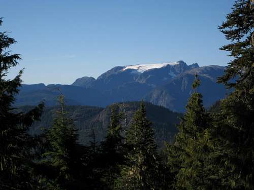 The Comox Glacier from Mt Drabble