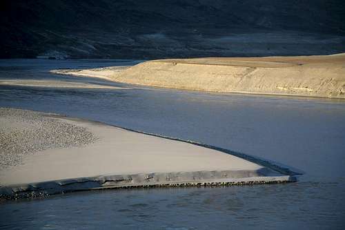 Indus River and Sand Dunes