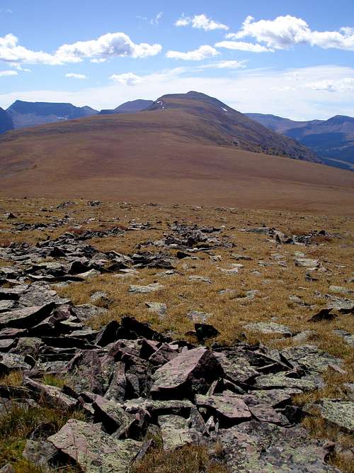 North ridge of Moose Peak