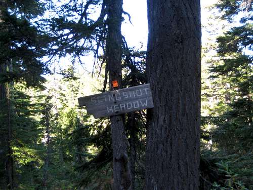 Slingshot Meadows Sign