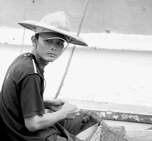 Indonesian fisherman, Yehliu Taiwan