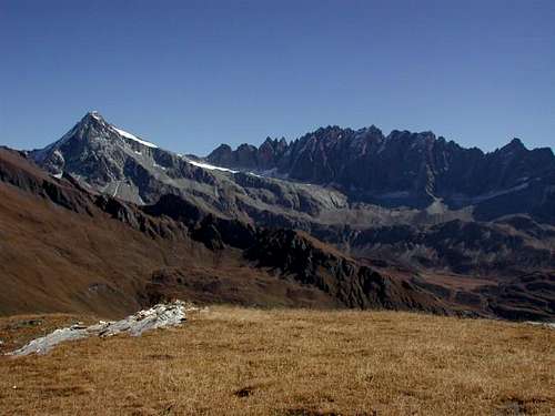 The Mont Gelè, seen from the...