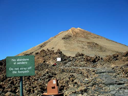 The final climb to the summit