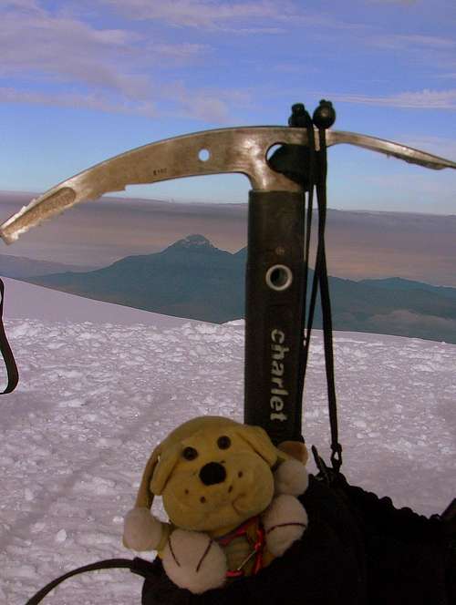 GT on Cotopaxi (5,897 m / 19,347 ft).