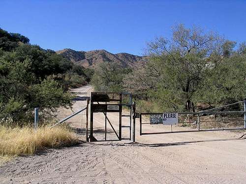 Keystone Peak Access Gate