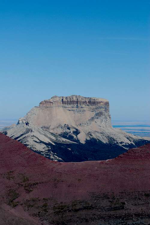 Chief Mountain from Crowfeet Mountain