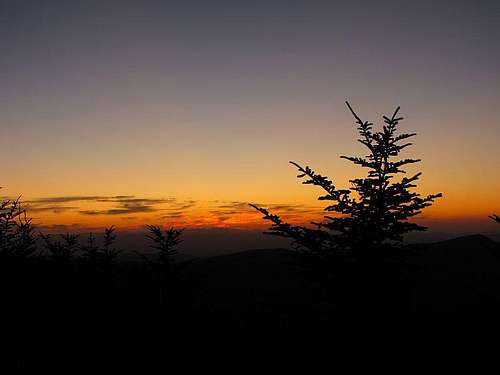 Sunset From Mt. Mitchell