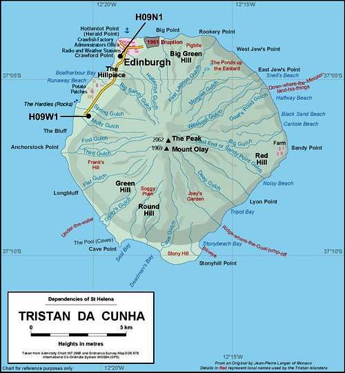 Tristan da Cunha - the Peak