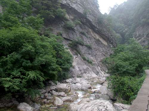 Granite cliffs