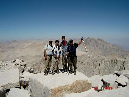 On to of Mt. Whitney 