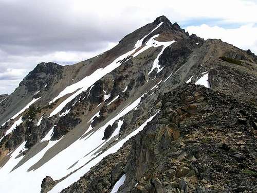 Mount Aix from the west ridge.