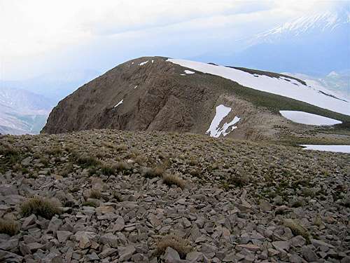 East Face of the West Summit of Parvaneh Peak